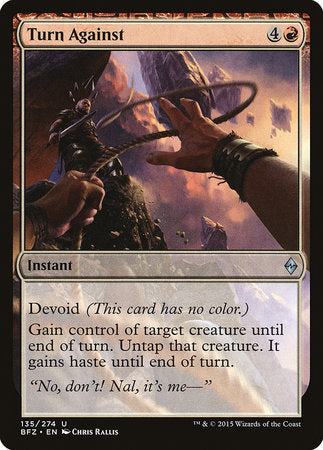Turn Against [Battle for Zendikar] | Fandemonia Ltd