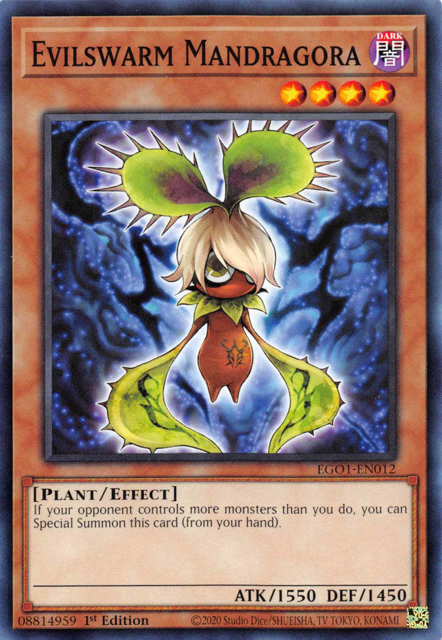 Evilswarm Mandragora [EGO1-EN012] Common | Fandemonia Ltd