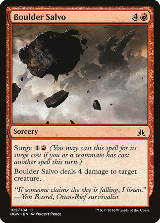 Boulder Salvo [Oath of the Gatewatch] | Fandemonia Ltd