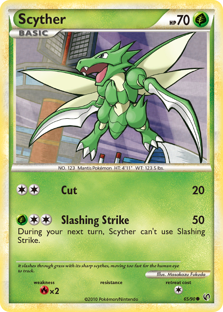 Scyther (65/90) [HeartGold & SoulSilver: Undaunted] | Fandemonia Ltd