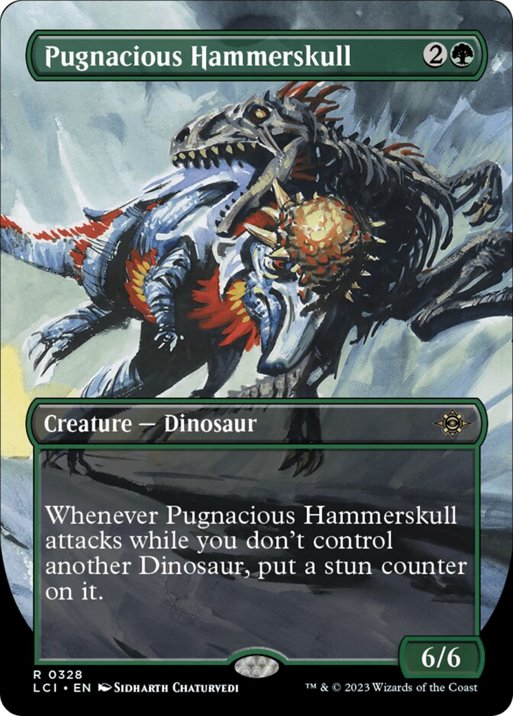 Pugnacious Hammerskull (Borderless) [The Lost Caverns of Ixalan] | Fandemonia Ltd