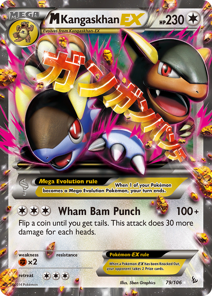 M Kangaskhan EX (79/106) [XY: Flashfire] | Fandemonia Ltd