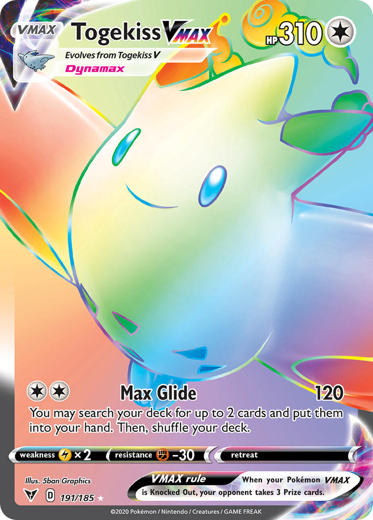 Togekiss VMAX (191/185) [Sword & Shield: Vivid Voltage] | Fandemonia Ltd