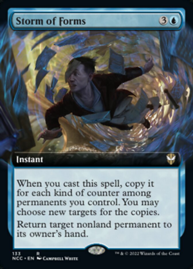 Storm of Forms (Extended Art) [Streets of New Capenna Commander] | Fandemonia Ltd