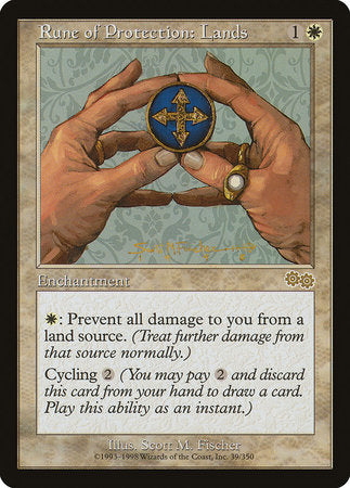 Rune of Protection: Lands [Urza's Saga] | Fandemonia Ltd