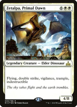 Zetalpa, Primal Dawn [Rivals of Ixalan Promos] | Fandemonia Ltd