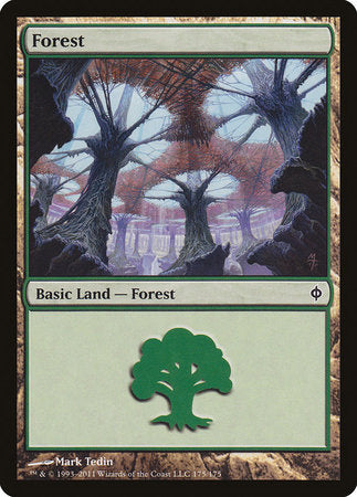 Forest (175) [New Phyrexia] | Fandemonia Ltd