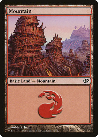 Mountain (62) [Duel Decks: Jace vs. Chandra] | Fandemonia Ltd
