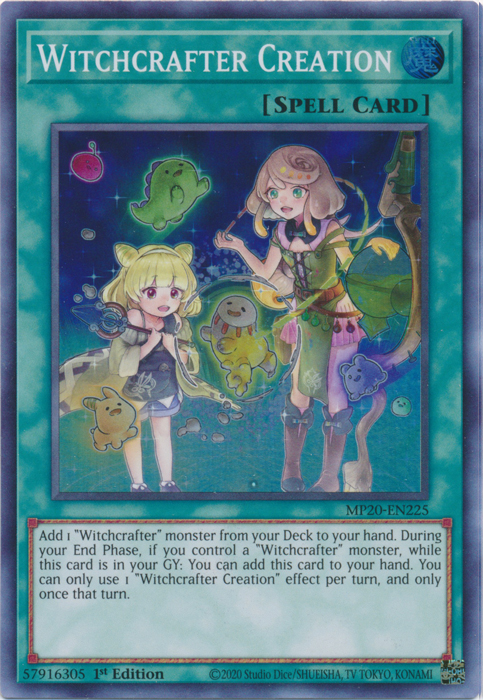 Witchcrafter Creation [MP20-EN225] Super Rare | Fandemonia Ltd