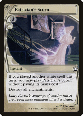 Patrician's Scorn [Future Sight] | Fandemonia Ltd