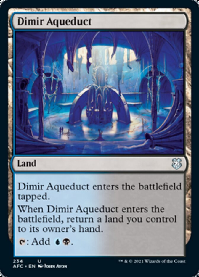 Dimir Aqueduct [Dungeons & Dragons: Adventures in the Forgotten Realms Commander] | Fandemonia Ltd
