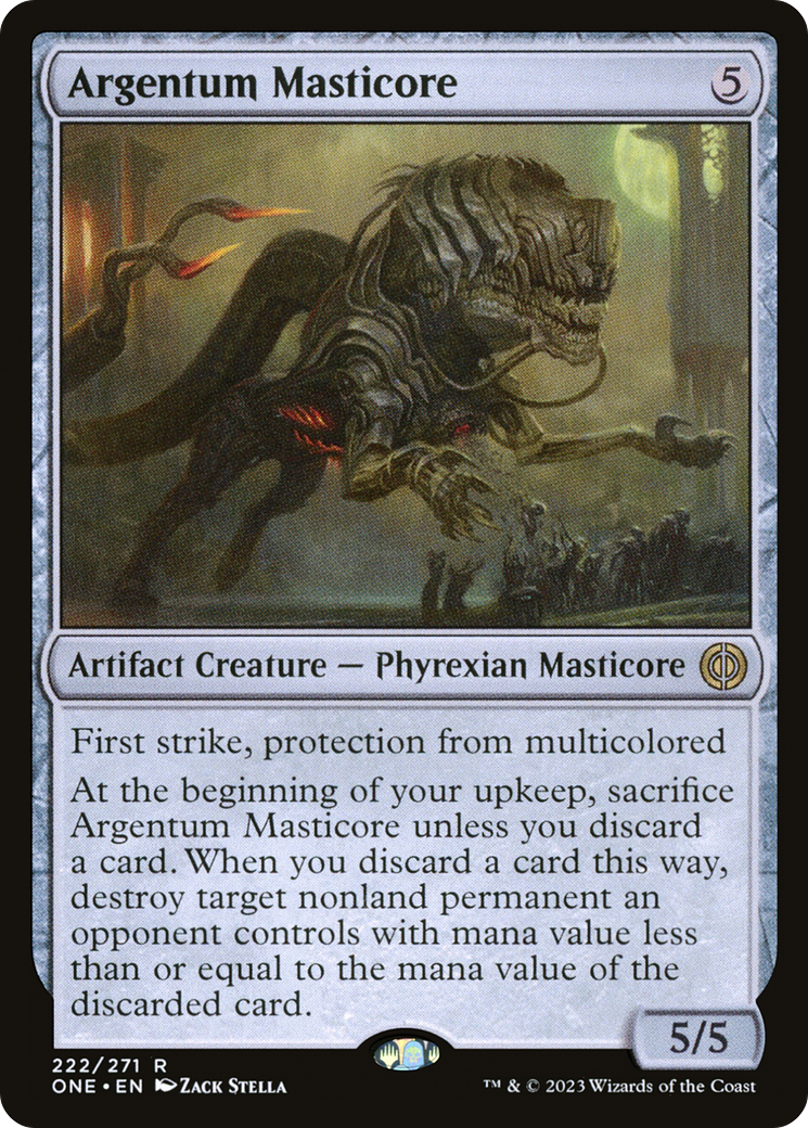 Argentum Masticore [Phyrexia: All Will Be One] | Fandemonia Ltd