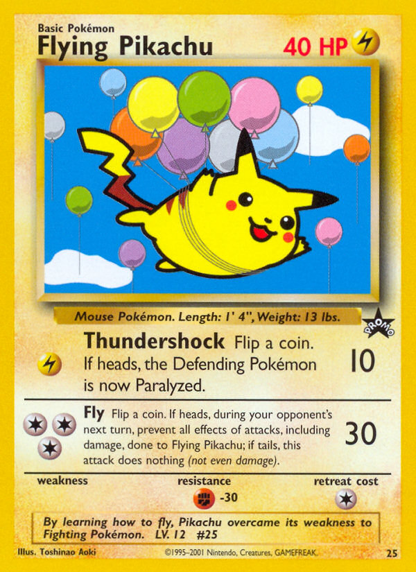 Flying Pikachu (25) [Wizards of the Coast: Black Star Promos] | Fandemonia Ltd