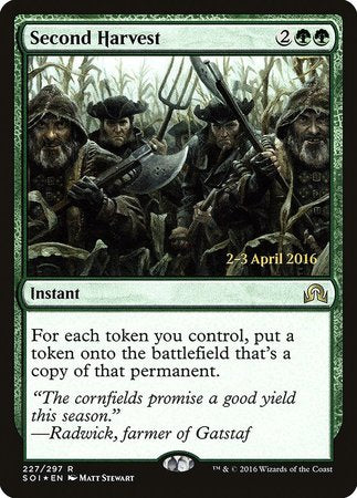 Second Harvest [Shadows over Innistrad Promos] | Fandemonia Ltd