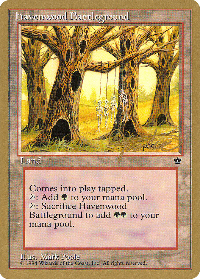 Havenwood Battleground (Mark Justice) [Pro Tour Collector Set] | Fandemonia Ltd