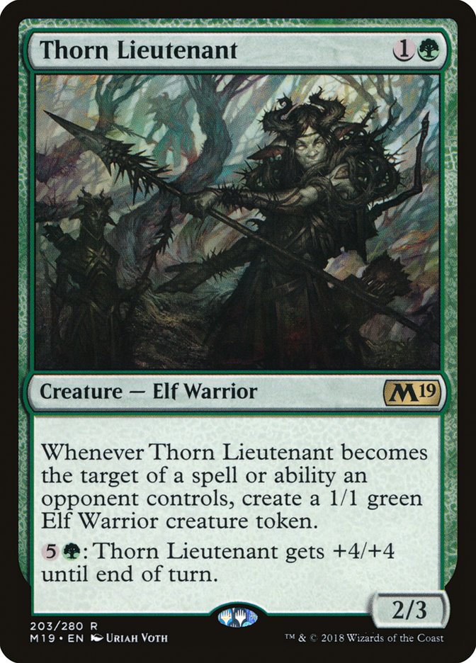 Thorn Lieutenant [Core Set 2019] | Fandemonia Ltd