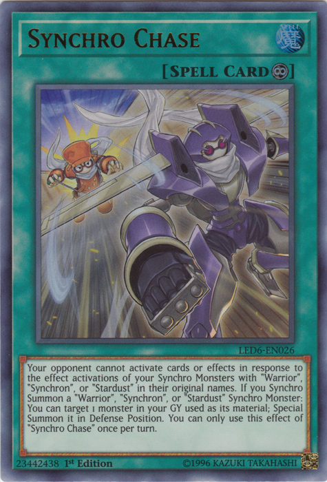 Synchro Chase [LED6-EN026] Ultra Rare | Fandemonia Ltd