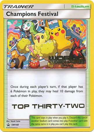 Champions Festival (SM148) (2018 Top Thirty Two) [Sun & Moon: Black Star Promos] | Fandemonia Ltd