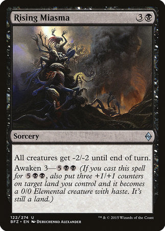 Rising Miasma [Battle for Zendikar] | Fandemonia Ltd