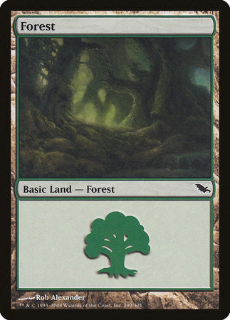 Forest (299) [Shadowmoor] | Fandemonia Ltd