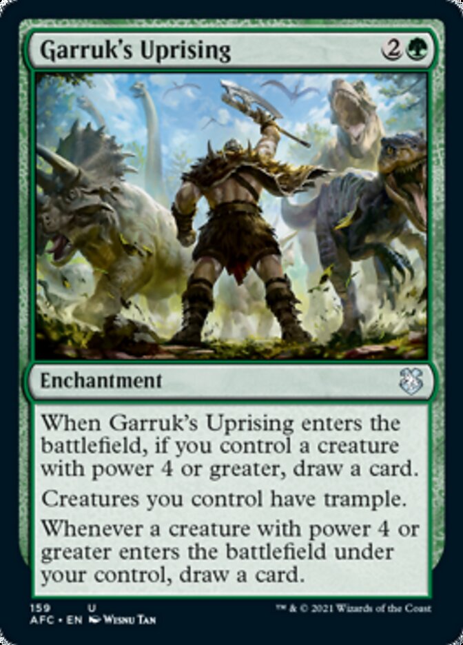 Garruk's Uprising [Dungeons & Dragons: Adventures in the Forgotten Realms Commander] | Fandemonia Ltd