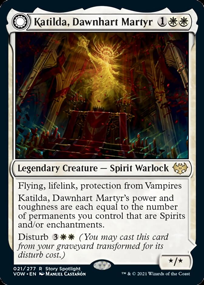 Katilda, Dawnhart Martyr // Katilda's Rising Dawn [Innistrad: Crimson Vow] | Fandemonia Ltd