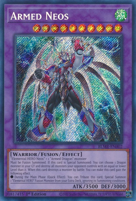 Armed Neos [BLMR-EN002] Secret Rare | Fandemonia Ltd