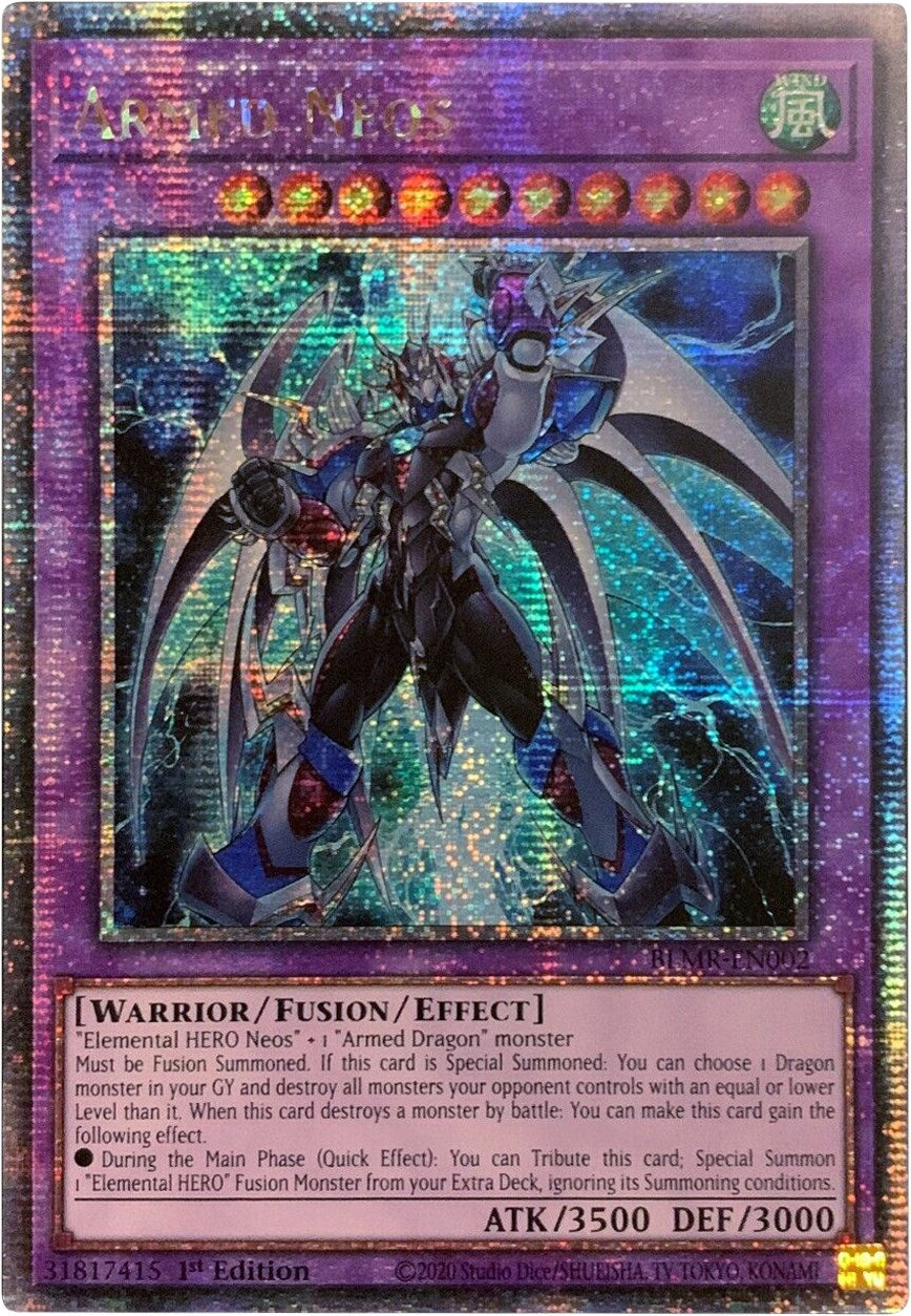 Armed Neos [BLMR-EN002] Quarter Century Secret Rare | Fandemonia Ltd