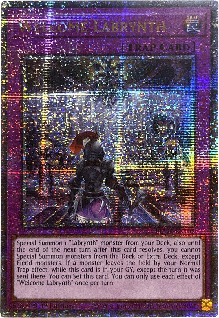 Welcome Labrynth [BLMR-EN102] Quarter Century Secret Rare | Fandemonia Ltd