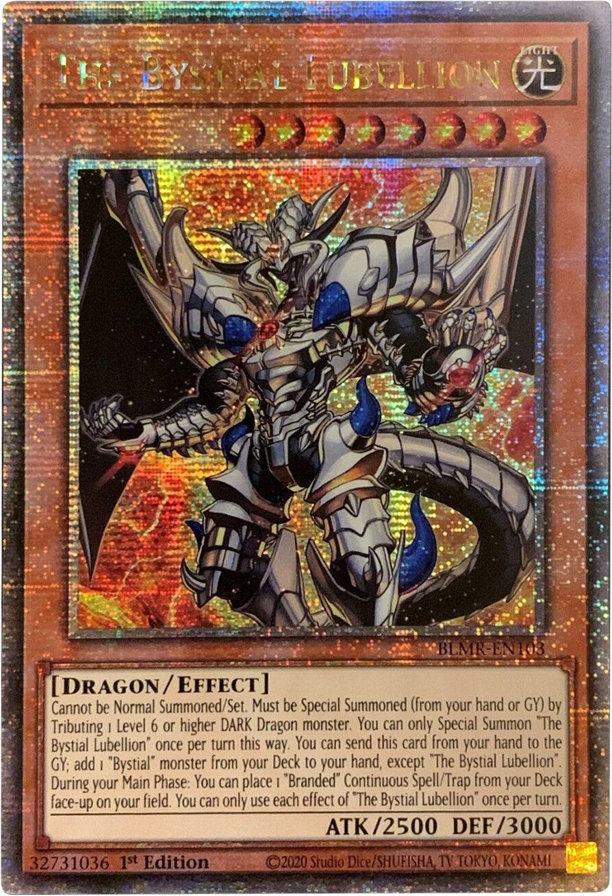 The Bystial Lubellion [BLMR-EN103] Quarter Century Secret Rare | Fandemonia Ltd