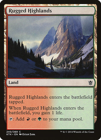 Rugged Highlands [Khans of Tarkir] | Fandemonia Ltd