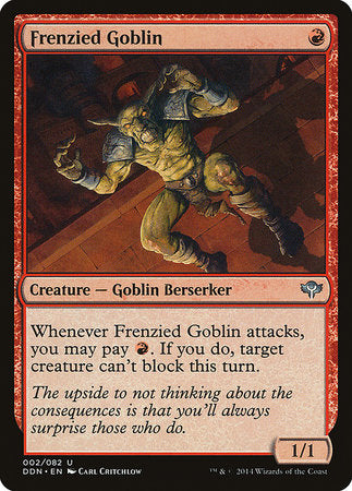 Frenzied Goblin [Duel Decks: Speed vs. Cunning] | Fandemonia Ltd