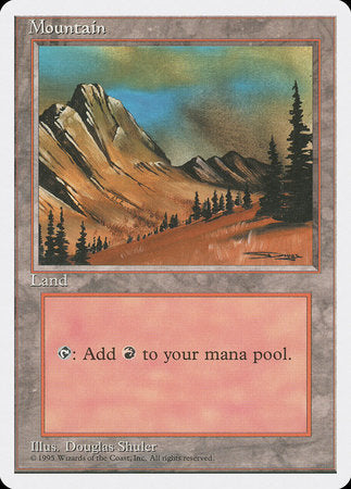 Mountain (C) [Fourth Edition] | Fandemonia Ltd