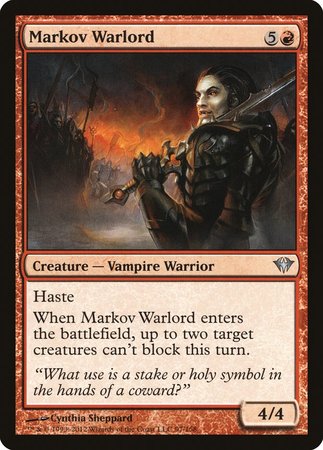 Markov Warlord [Dark Ascension] | Fandemonia Ltd