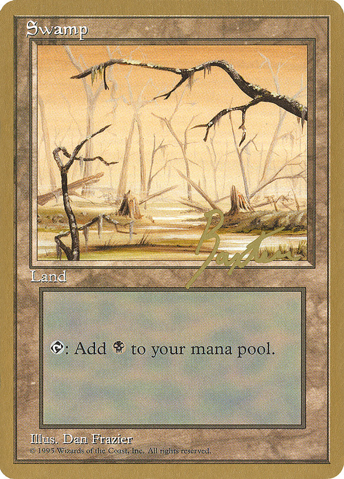 Swamp (gb370) (George Baxter) [Pro Tour Collector Set] | Fandemonia Ltd