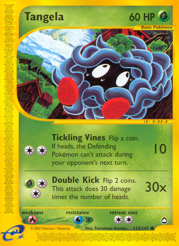 Tangela (112/147) [Aquapolis] | Fandemonia Ltd