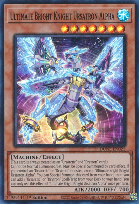 Ultimate Bright Knight Ursatron Alpha [DUNE-EN021] Super Rare | Fandemonia Ltd
