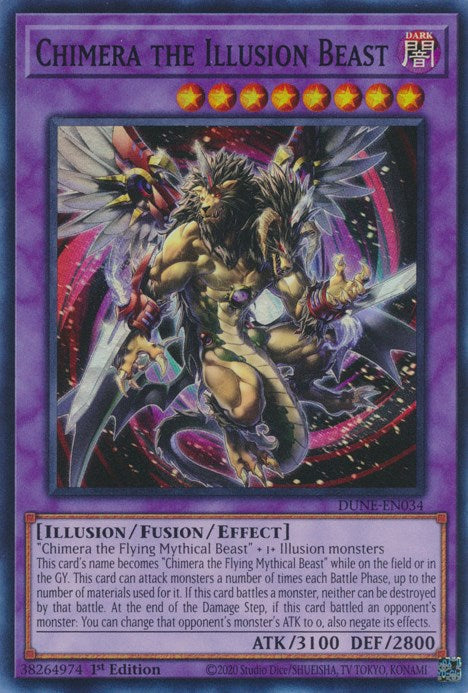 Chimera the Illusion Beast [DUNE-EN034] Super Rare | Fandemonia Ltd