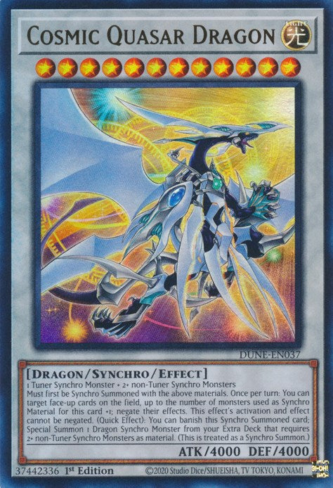 Cosmic Quasar Dragon [DUNE-EN037] Ultra Rare | Fandemonia Ltd