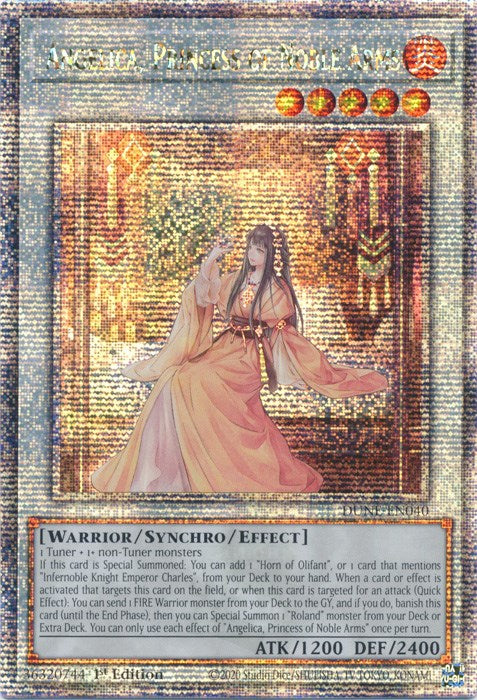 Angelica, Princess of Noble Arms [DUNE-EN040] Quarter Century Secret Rare | Fandemonia Ltd