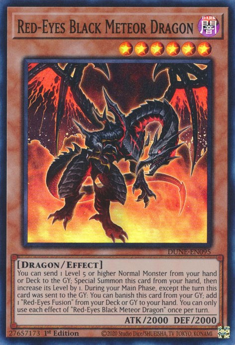 Red-Eyes Black Meteor Dragon [DUNE-EN095] Super Rare | Fandemonia Ltd