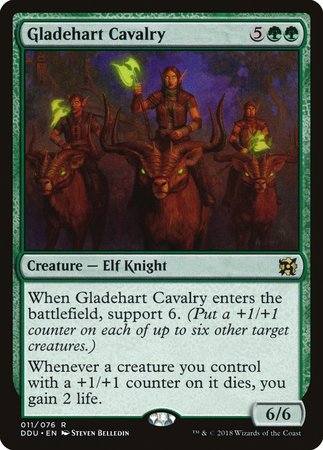 Gladehart Cavalry [Duel Decks: Elves vs. Inventors] | Fandemonia Ltd