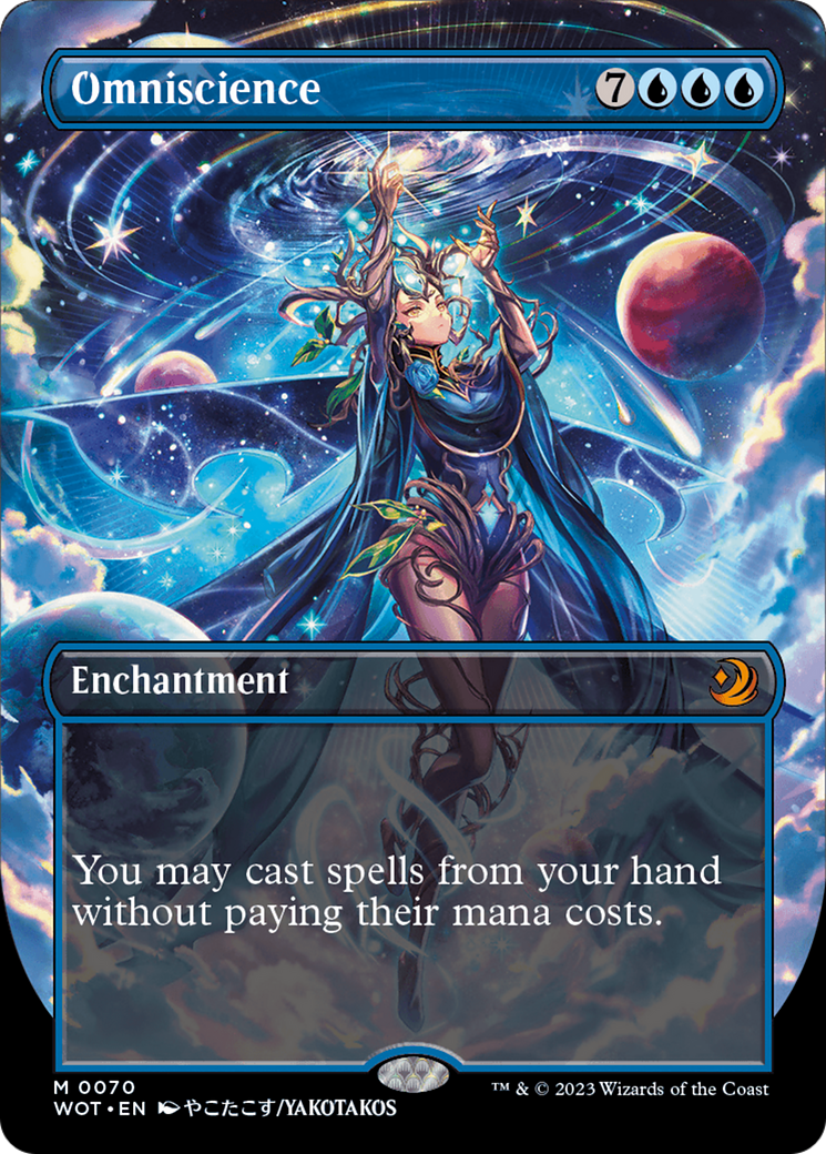 Omniscience (Anime Borderless) [Wilds of Eldraine: Enchanting Tales] | Fandemonia Ltd