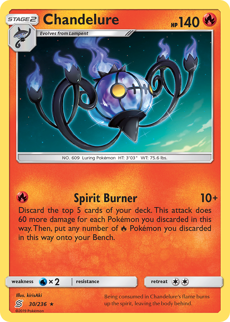 Chandelure (30/236) [Sun & Moon: Unified Minds] | Fandemonia Ltd