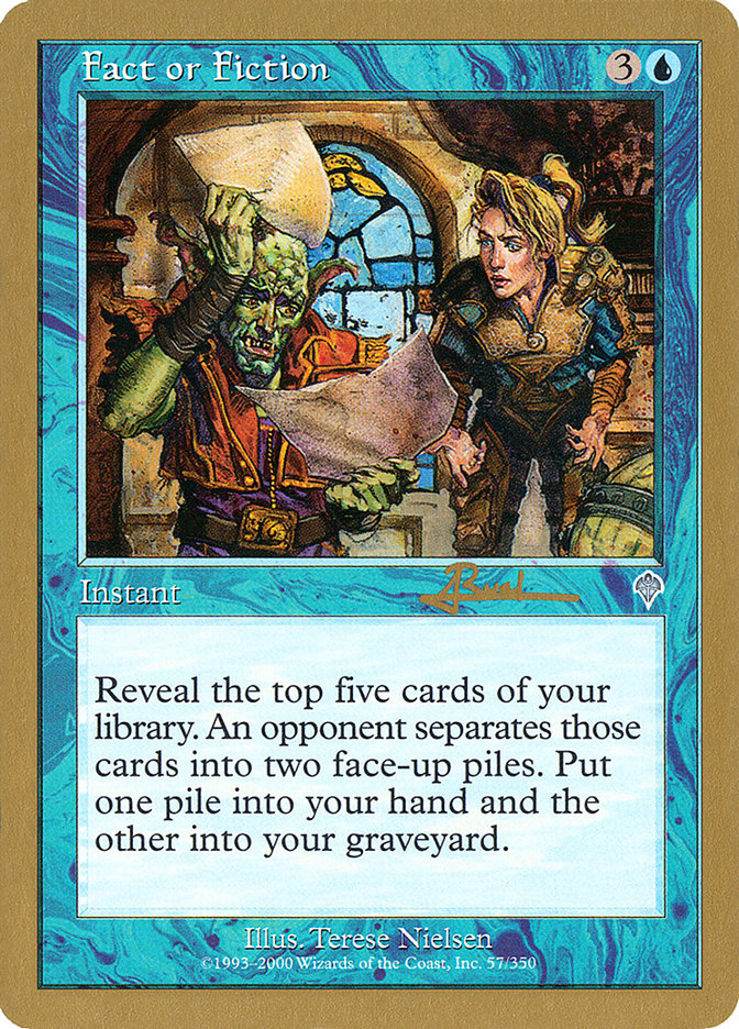 Fact or Fiction (Antoine Ruel) [World Championship Decks 2001] | Fandemonia Ltd