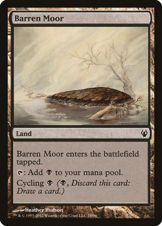 Barren Moor [Duel Decks: Izzet vs. Golgari] | Fandemonia Ltd