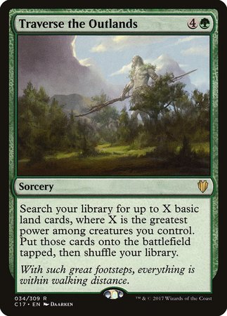 Traverse the Outlands [Commander 2017] | Fandemonia Ltd