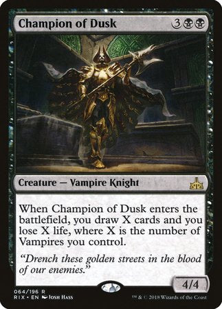 Champion of Dusk [Rivals of Ixalan] | Fandemonia Ltd