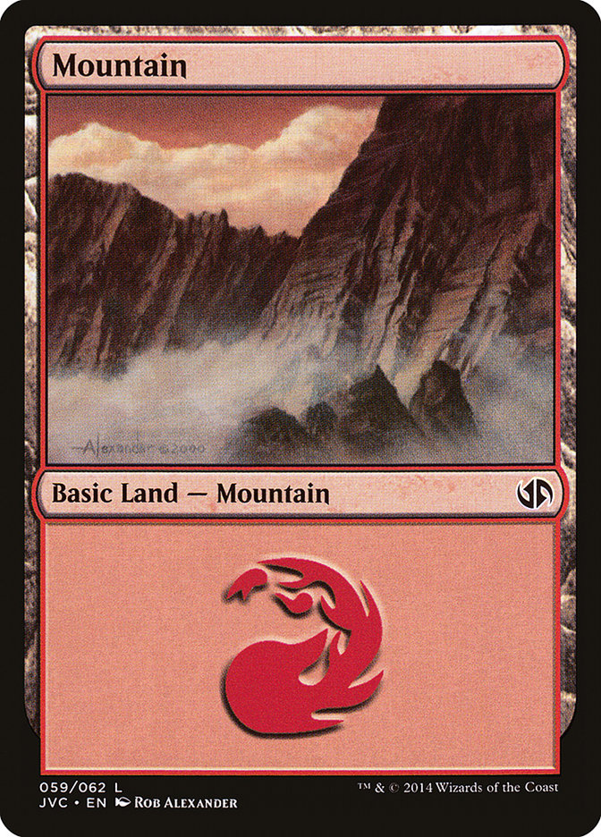 Mountain (59) [Duel Decks Anthology] | Fandemonia Ltd