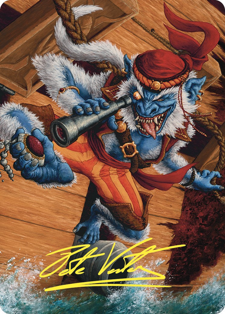 Treasure Nabber Art Card (Gold-Stamped Signature) [Commander Masters Art Series] | Fandemonia Ltd